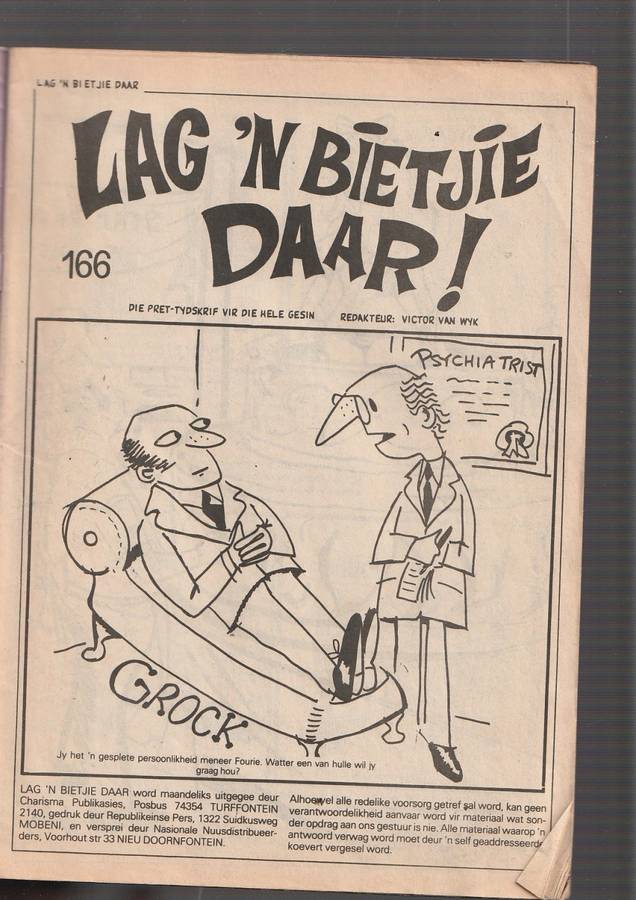 Lag n bietjie daar 156 - Humor - strokies - meisies met sterretjies