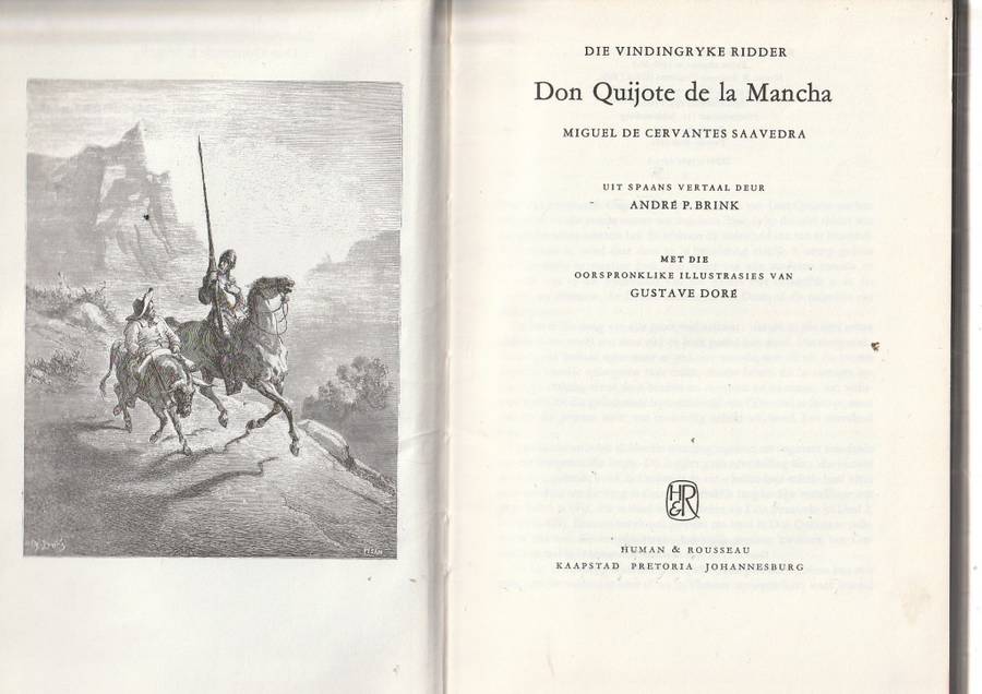 Don Quijote - M de Cervantes - vertaler Andre P Brink - Klasieke avontuur verhaal