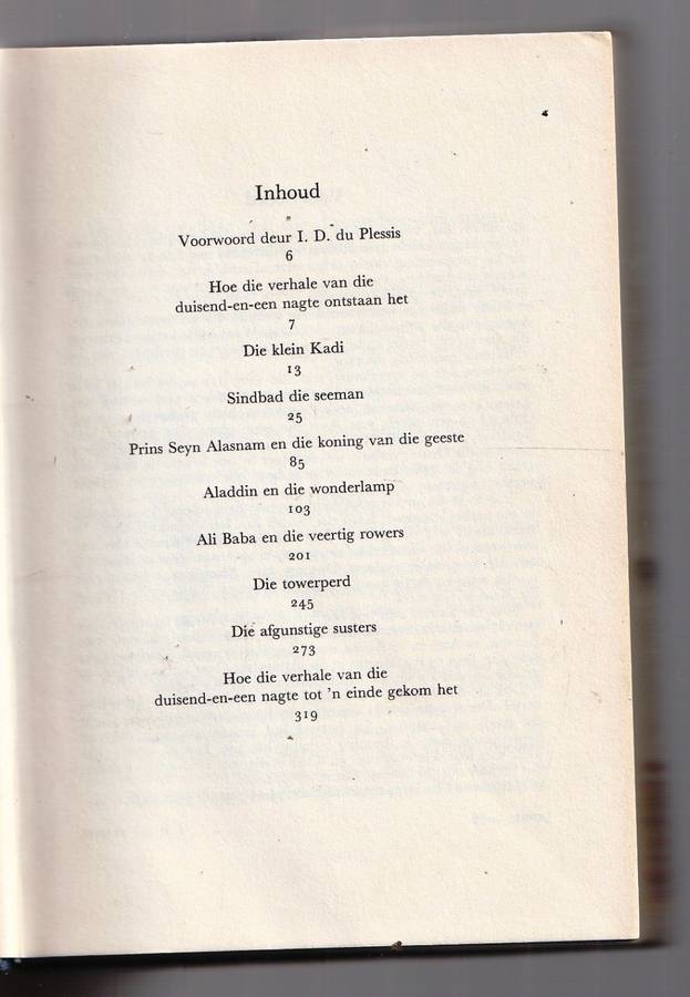 Die mooiste verhale uit ARABIESE NAGTE - J Grabrianski - Vertaaal deur Andre P Brink