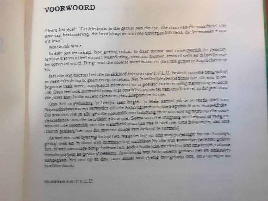 Waar die Magaliesberg ophou - Barwise & Marshall - Geskiednis van die gebied (A)