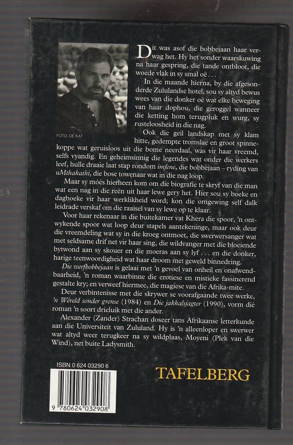 Die Werfbobbejaan - Alexander Strachan - mistiek fassinerende roman