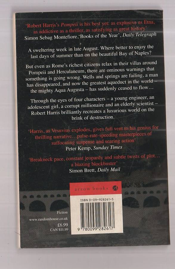 Pompeii - Robert Harris - the story of the day that Mount Vesuvius exploded