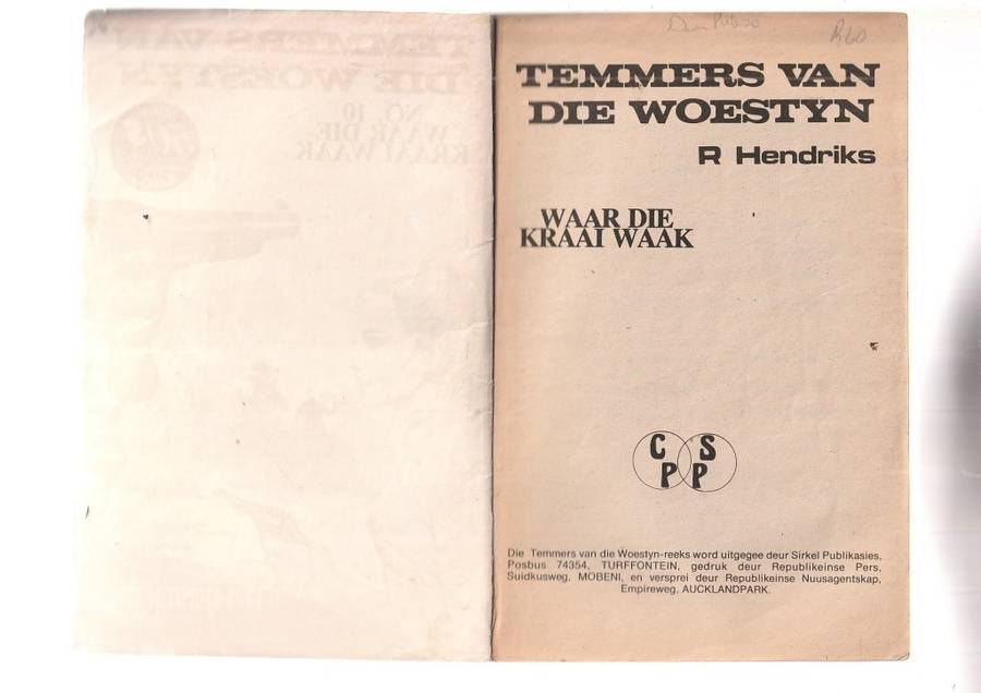 Waar die kraai waak - R Hendriks - Temmers van die Woestyn 10