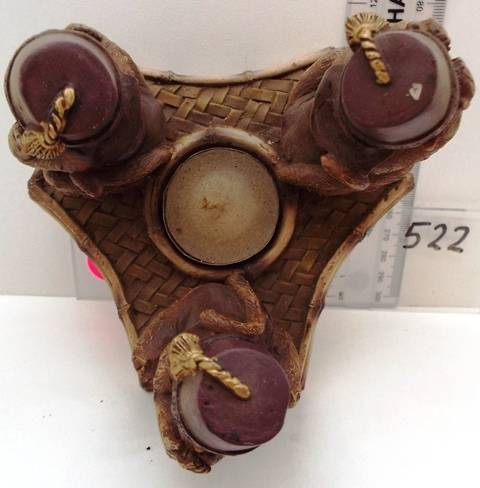 Blackamoor Incence Burner. Hear, See, Speak no evil!!!