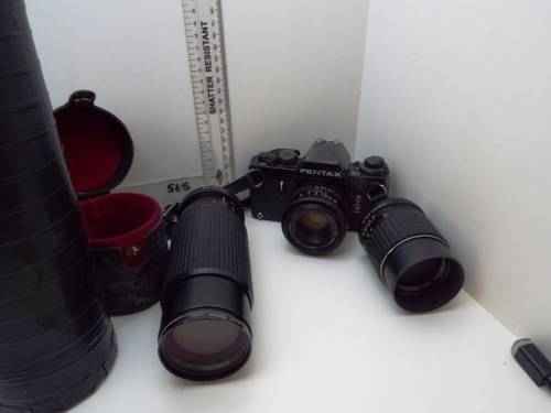 COLLECTABLE Pentax Camera with Lenses