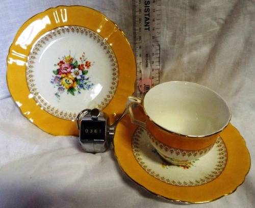 VERY NICE CROWN STAFFORDSHIRE TRIO