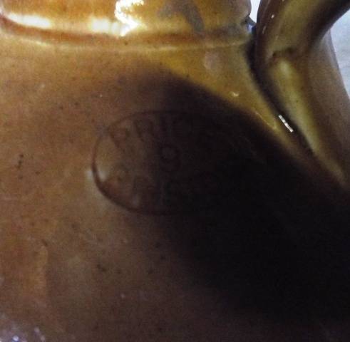 VINTAGE CERAMIC FLAGON WITHOUT STOPPER
