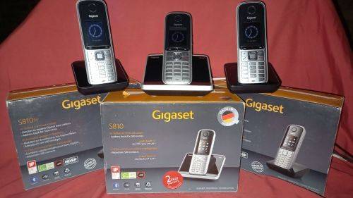 Gigaset S810 cordless phones - set of 3