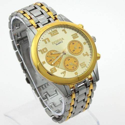 ***GOLD DIAL*** Quartz Analog Dres / Sport