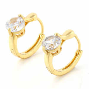 **EYE CATCHING** Yellow Gold Filled Clear CC Luxuriant