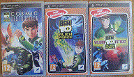 PSP-BEN 10 THE GAMES X3