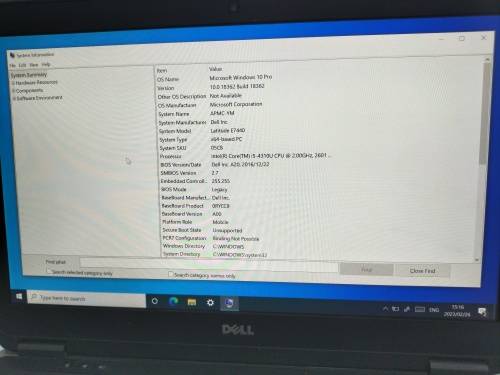 Dell e7440 i5 8GB RAM, 256SSD - SMART, LIGHT and QUICK!