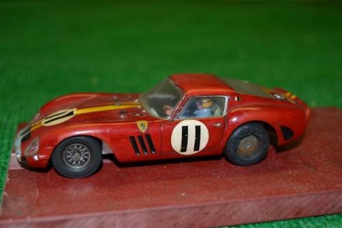 Vintage Ferrari metal chassis