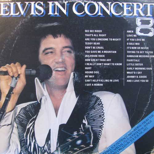Elvis Presley - Elvis in Concert - Double LP Record