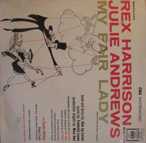 My Fair Lady - Rex Harrison and Julie Andrews LP Record- SALE!