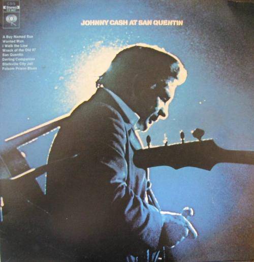 Johnny Cash - at San Quentin - US Press LP Record