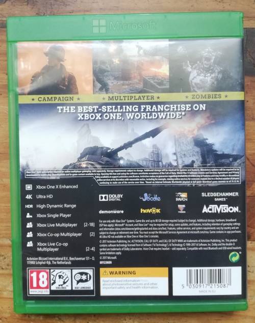 Call of Duty World War 2, Xbox One