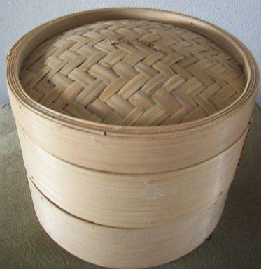Three Tier Bamboo Steamer
