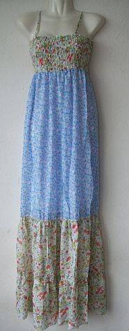 Spaghetti Straped Chiffon Dress  - Sizes: 34 to 40 - wholesale. Indicate size