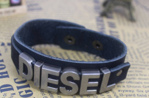 LEATHER DIESEL BAND BRACELET