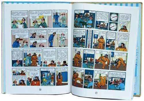 AS AVENTURAS DE TINTIM - RUMO A LUA -- Herge (TINTIN in Spanish)