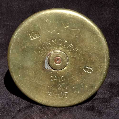 Markings on the shell casing