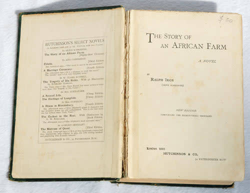 THE STORY OF AN AFRICAN FARM -- Olive Schreiner