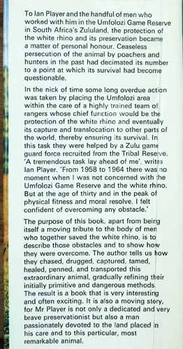 THE WHITE RHINO SAGA -- Ian Player