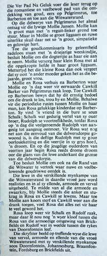 DIE VER PAD NA GELUK -- Annelize Morgan