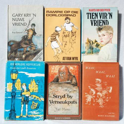 6 x AFRIKAANS KINDERBOEKE