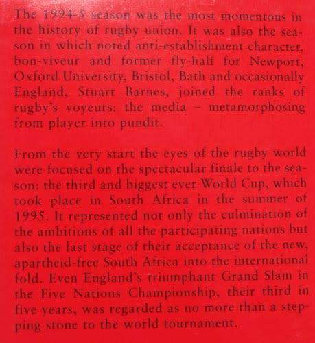 The Year of Living Dangerously : Rugby and the World Cup 1995 -- Stuart Barnes