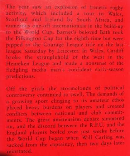 The Year of Living Dangerously : Rugby and the World Cup 1995 -- Stuart Barnes