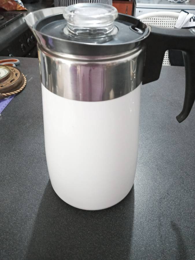 VINTAGE Stunning Corningware  Coffee pitcher made by Corningware in the USA