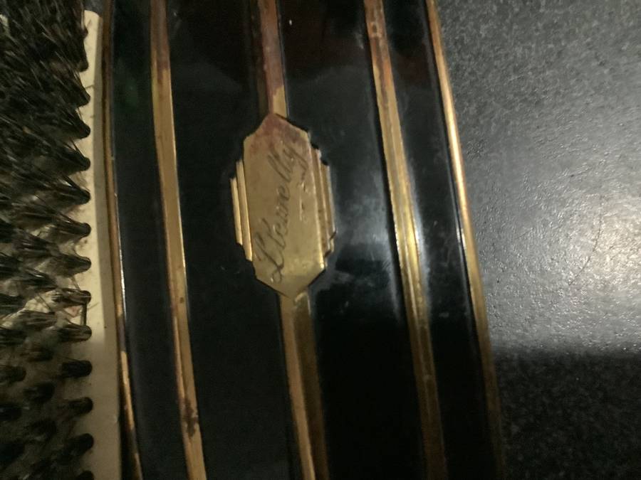 Beautiful Vintage  set of two grooming brushes