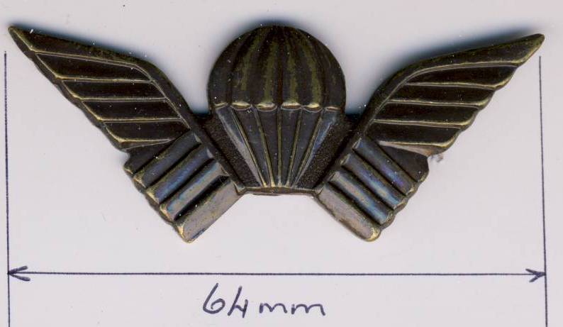 F4948 - Rhodesia Selous Scouts Parachute Wing (Owen 3056) Numbered 0631 - RARE!!!