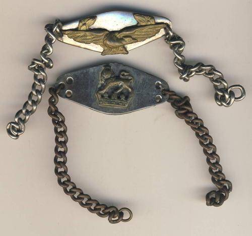 2 Original WWII Handmade Rhodesian Army & Airforce Bracelets