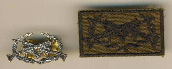 (0239) PROFICIENCY BADGES - SWA Army 1st Class Shottist - Field & Office - (Obsolete) - ORIGINAL!!