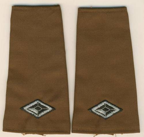 (0839) RANK PAIR - SWA Army - 2nd Lieutenant - Field Dress - Obsolete - ORIGINAL!!