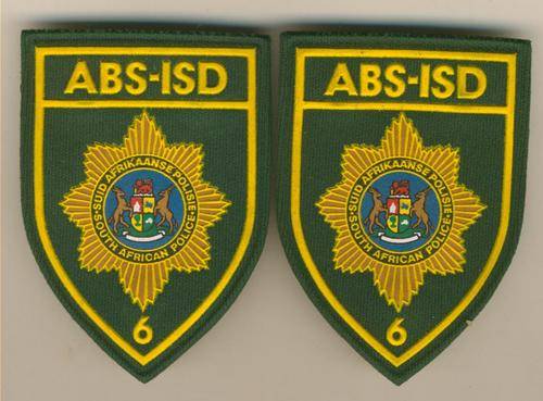 (1936) SHOULDER FLASHES - PAIR - Internal Stability Department - ORIGINAL!!