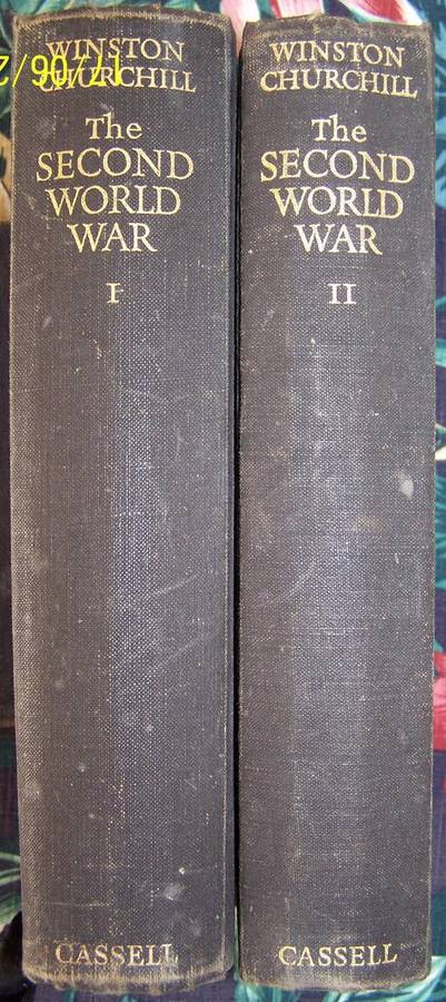 *F1399 - WINSTON CHURCHILL: THE SECOND WORLD WAR - Vol's I & II - 1949