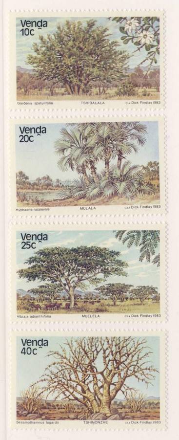 *F1732 - VENDA 1983 - Set of 4 Stamps - Indigenous Trees - **UM