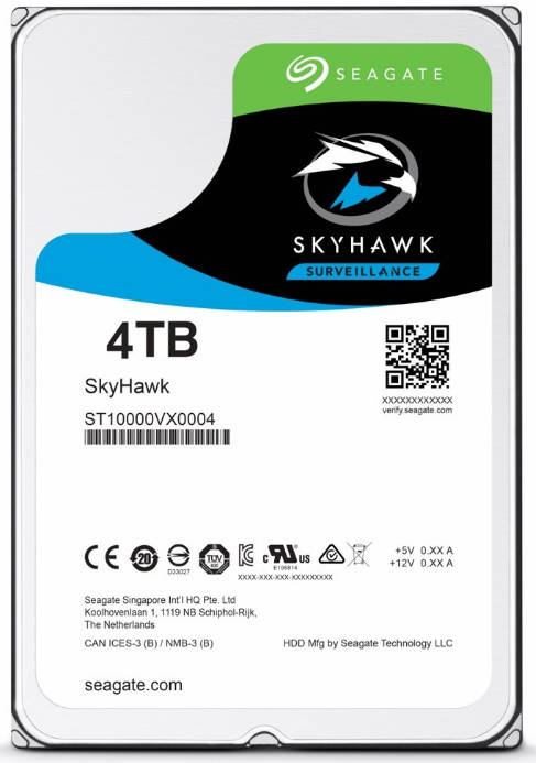Seagate SkyHawk 4TB 64MB Cache 3.5" Internal Hard Drive