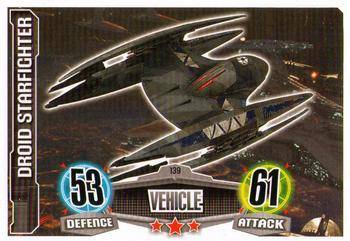 Star Wars Force Attax #139 Droid Starfighter (2012)