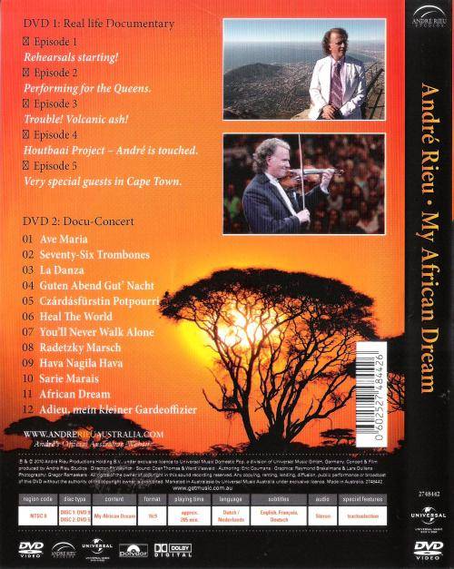 Andre Rieu - My African Dream (2-Disc) [DVD]