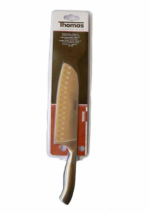 Thomas Rosenthal Group - Large Santoku Knife (175mm) [Carbon Stainless Steel]