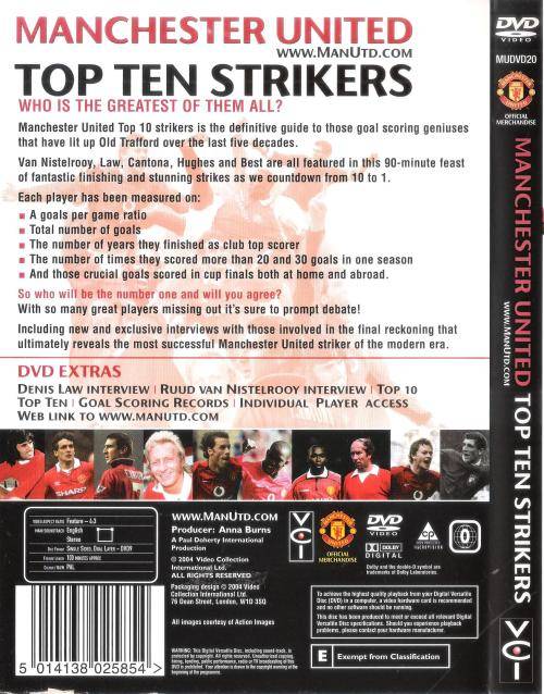 Manchester United - Top 10 Strikers [DVD]