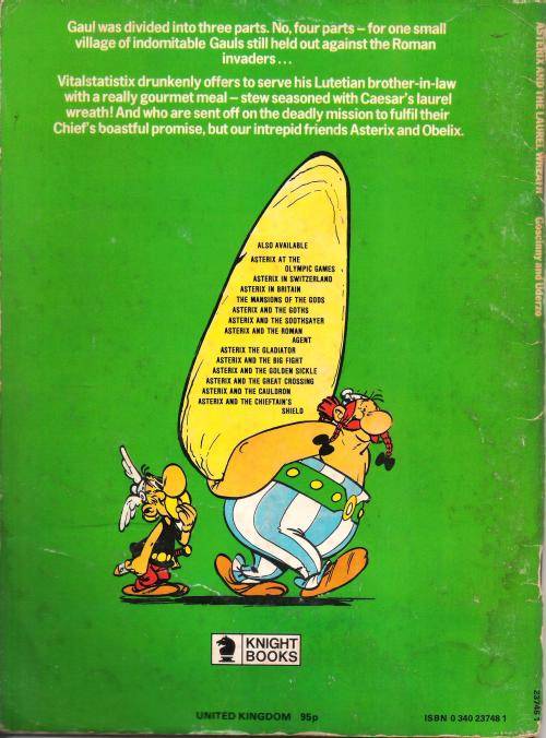 Asterix and the Laurel Wreath by Goscinny and Uderzo (48 pgs.) [A5 Paperback]