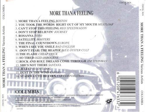 More Than a Feeling - Various Artists [CD]