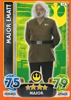 2016 Star Wars Force Attax Extra The Force Awakens #10 Major Ematt
