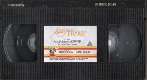 Lady and the Tramp (1955) [VHS]